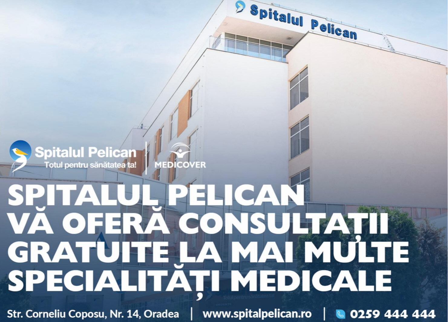 Consultații GRATUITE la medici din mai multe specialități medicale în Nufărul și în Rogerius
