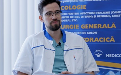 OBSTETRICA-GINECOLOGIE: Fibrom uterin cu volum total al uterului cat o sarcina de 12 saptamani, excizat minim-invaziv prin laparoscopie