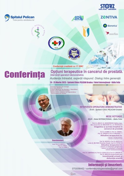 Optiuni terapeutice in cancerul de prostata. Interventii operatorii demonstrative. Dialog intre generatii