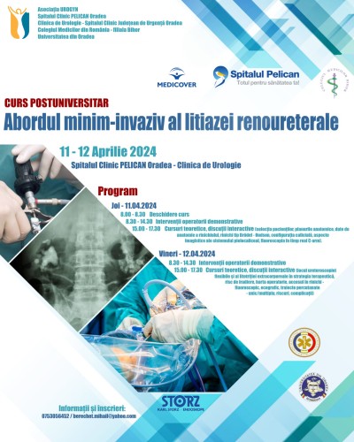 UROLOGIE: Abordul minim-invaziv al litiazei renoureterale