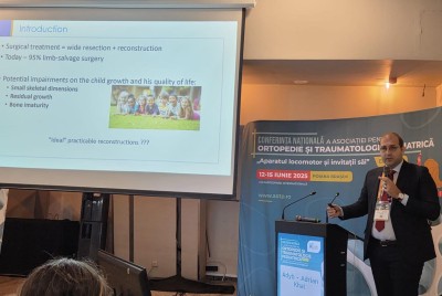 ORTOPEDIE-TRAUMATOLOGIE: Dr. KHAL ADYB-ADRIAN, premiu special la primul eveniment național dedicat ortopediei pediatrice
