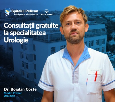 UROLOGIE: Începând din 02.03.2026, dr. COSTE BOGDAN oferă consultații GRATUITE,  cu bilet de trimitere CAS