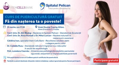 Curs de puericultură GRATUIT pentru părinți: Fă din nașterea ta o poveste!